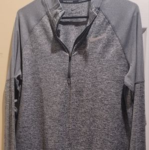 Mens medium 3/4 zip Nike